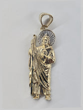 Load image into Gallery viewer, Saint Jude Pendant 14K Two Tone Gold