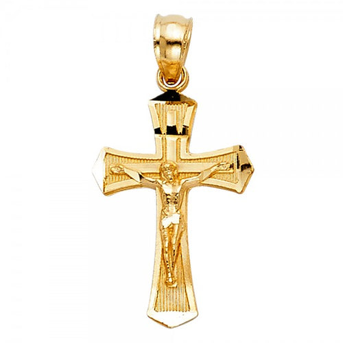 14KY Jesus Crucifix Cross Pendant