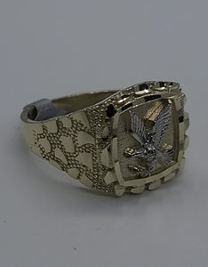 Serene Eagle Ring 10K